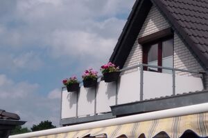 Ferienwohnung Kappeln - Außenansicht mit Balkon